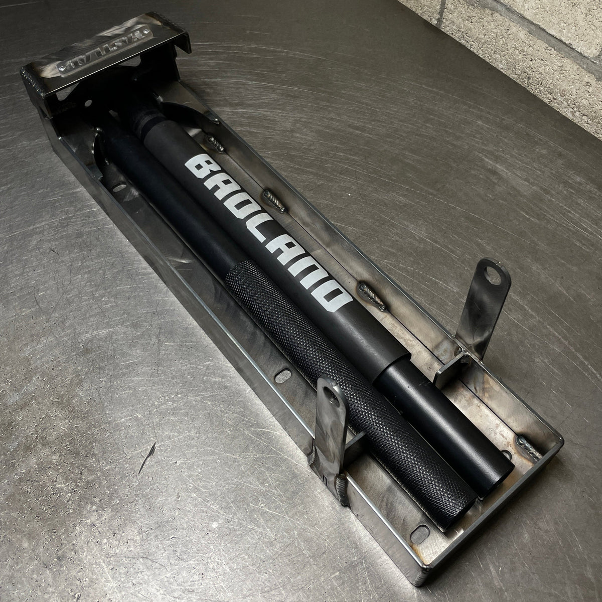 Jack Mount for 'Harbor Freight' Badlands 1.5 Ton Offroad Jack-UNIVERSAL STORAGE-FastLab UTV-Yes add lock tab-Black Market UTV