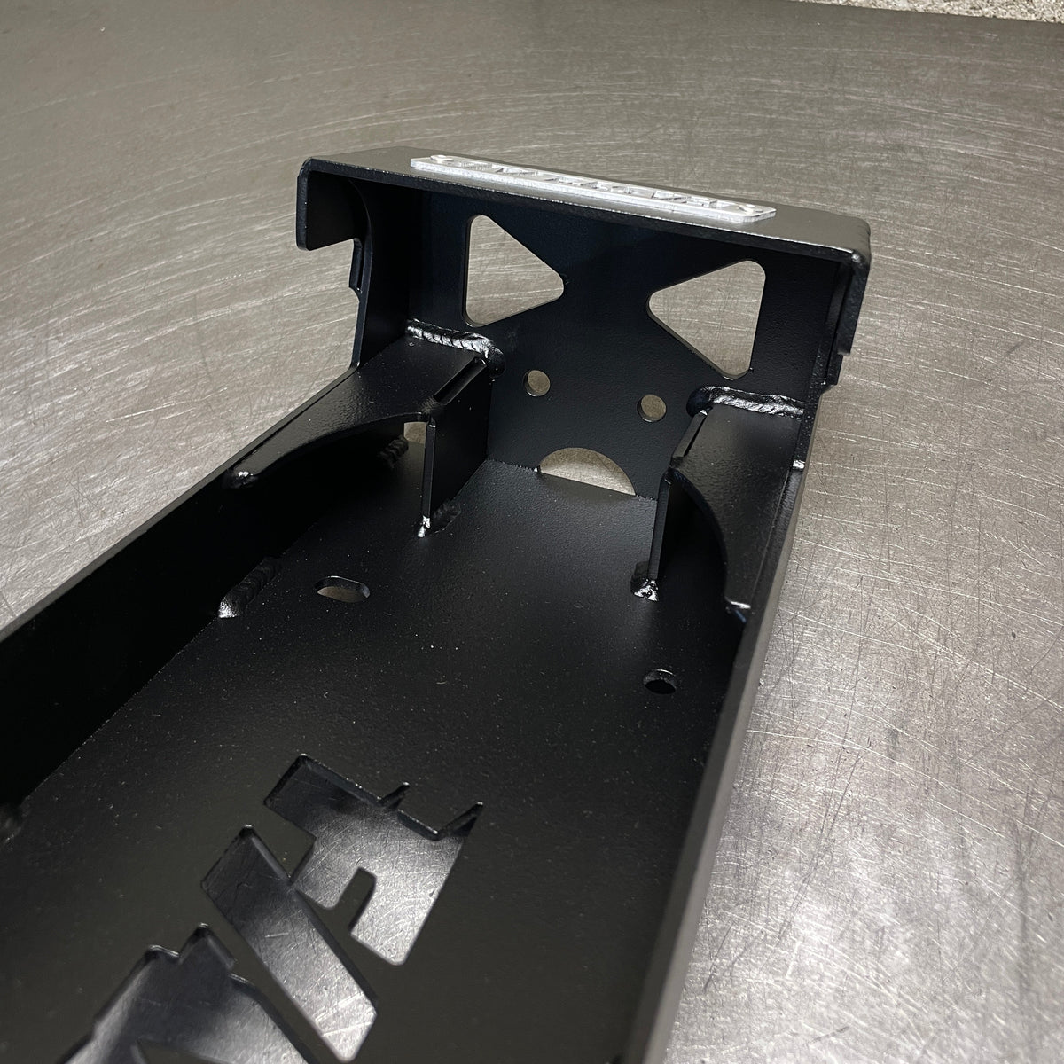Jack Mount for 'Harbor Freight' Badlands 1.5 Ton Offroad Jack-UNIVERSAL STORAGE-FastLab UTV-Yes add lock tab-Black Market UTV