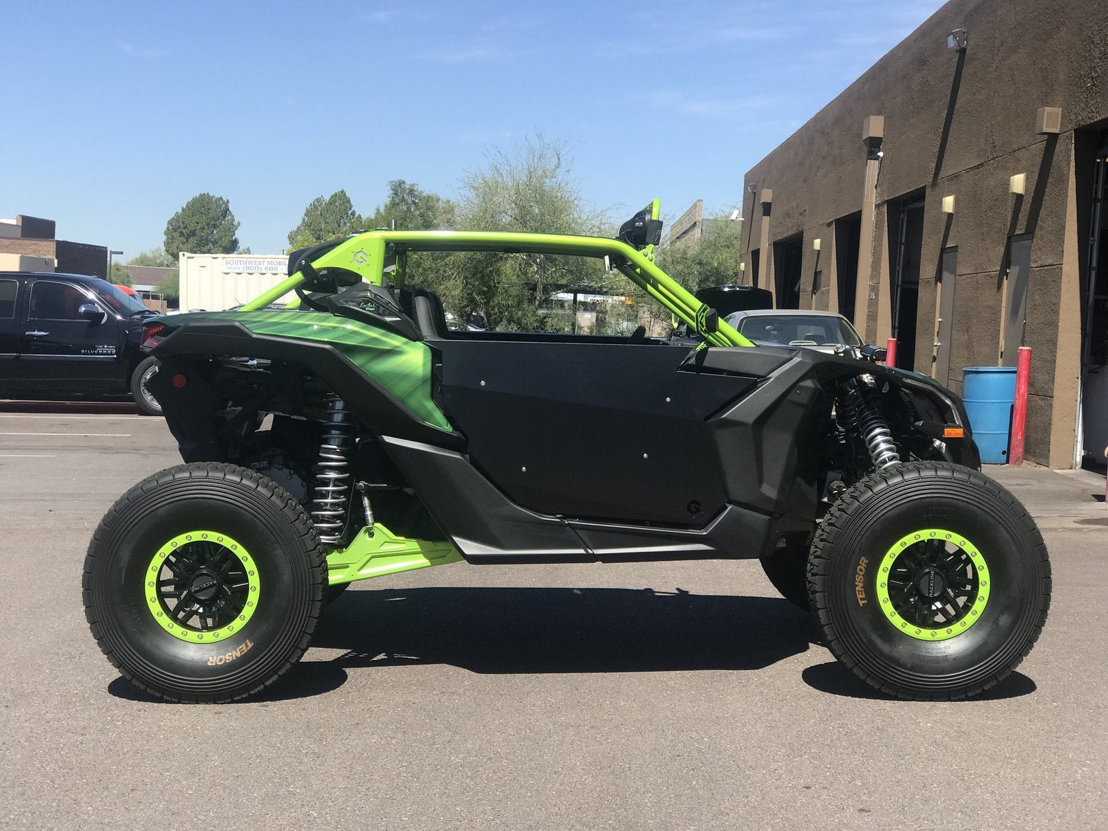 CAN AM X3 2 SEATER DOORS-Geiser Performance-BLACK-Black Market UTV