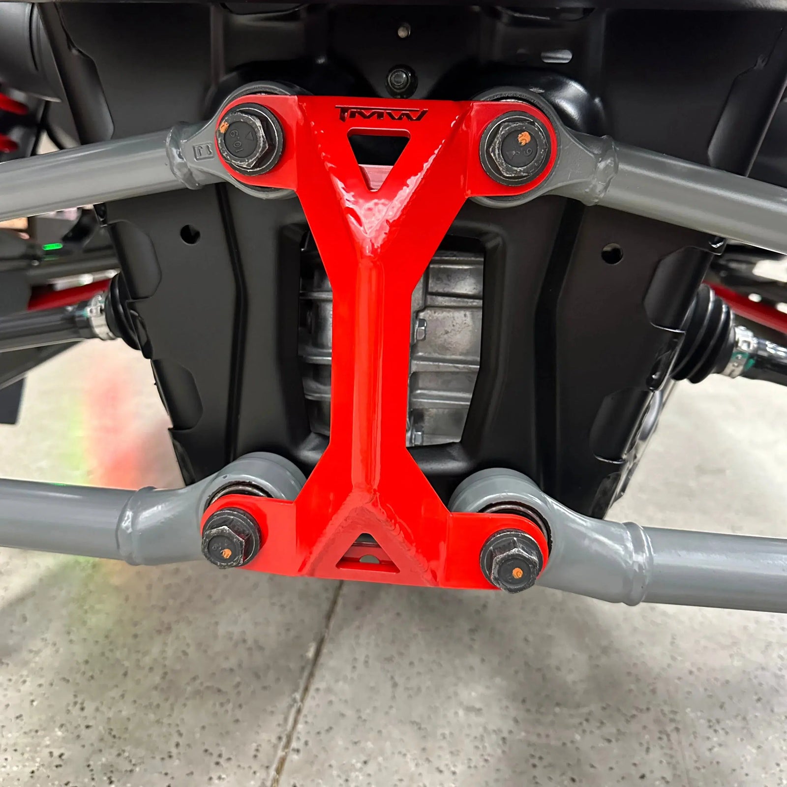 TMW PRO R/ Turbo R rear radius rod plate-Radius Rod Plate-TMW Off-Road-Black Market UTV