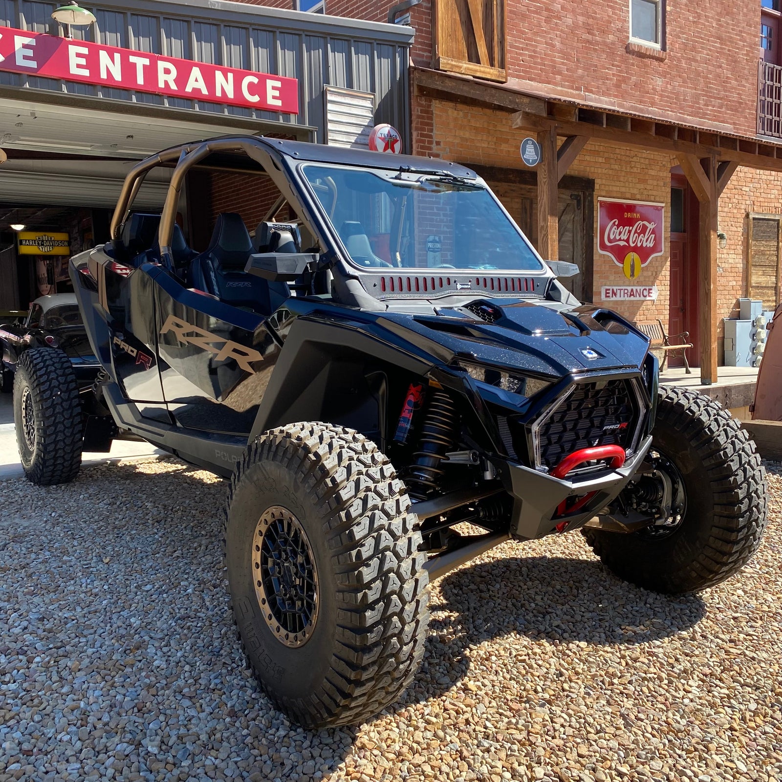 Polaris RZR Pro R (2025+) Vented Glass Windshield-Windshield-Bent Metal Off-Road-Black-Black-Black Market UTV