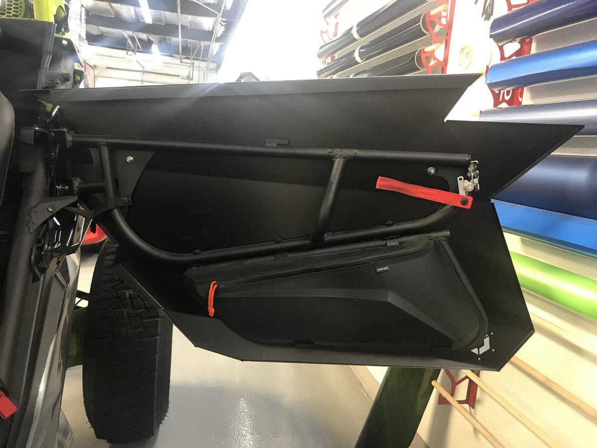 CAN AM X3 2 SEATER DOORS-Geiser Performance-BLACK-Black Market UTV
