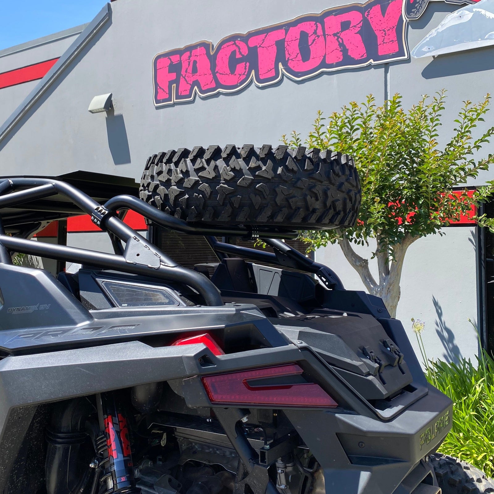 Polaris RZR Pro R Dual Clamp Spare Tire Mount-Spare Tire Mounts-Factory UTV-Black Market UTV