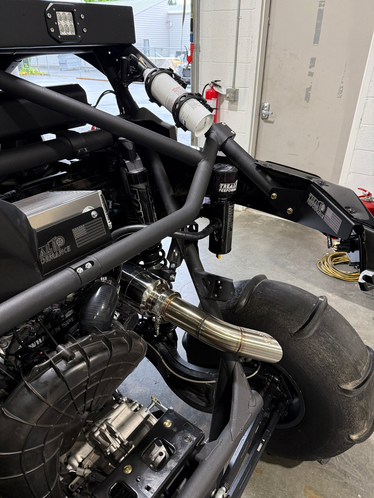 Treal Performance | 2017-2026 Can-Am X3 Bed Delete Intercooler Mount Brackets-Intercoolers-Treal Performance B2B-Raw aluminum-No-Black Market UTV