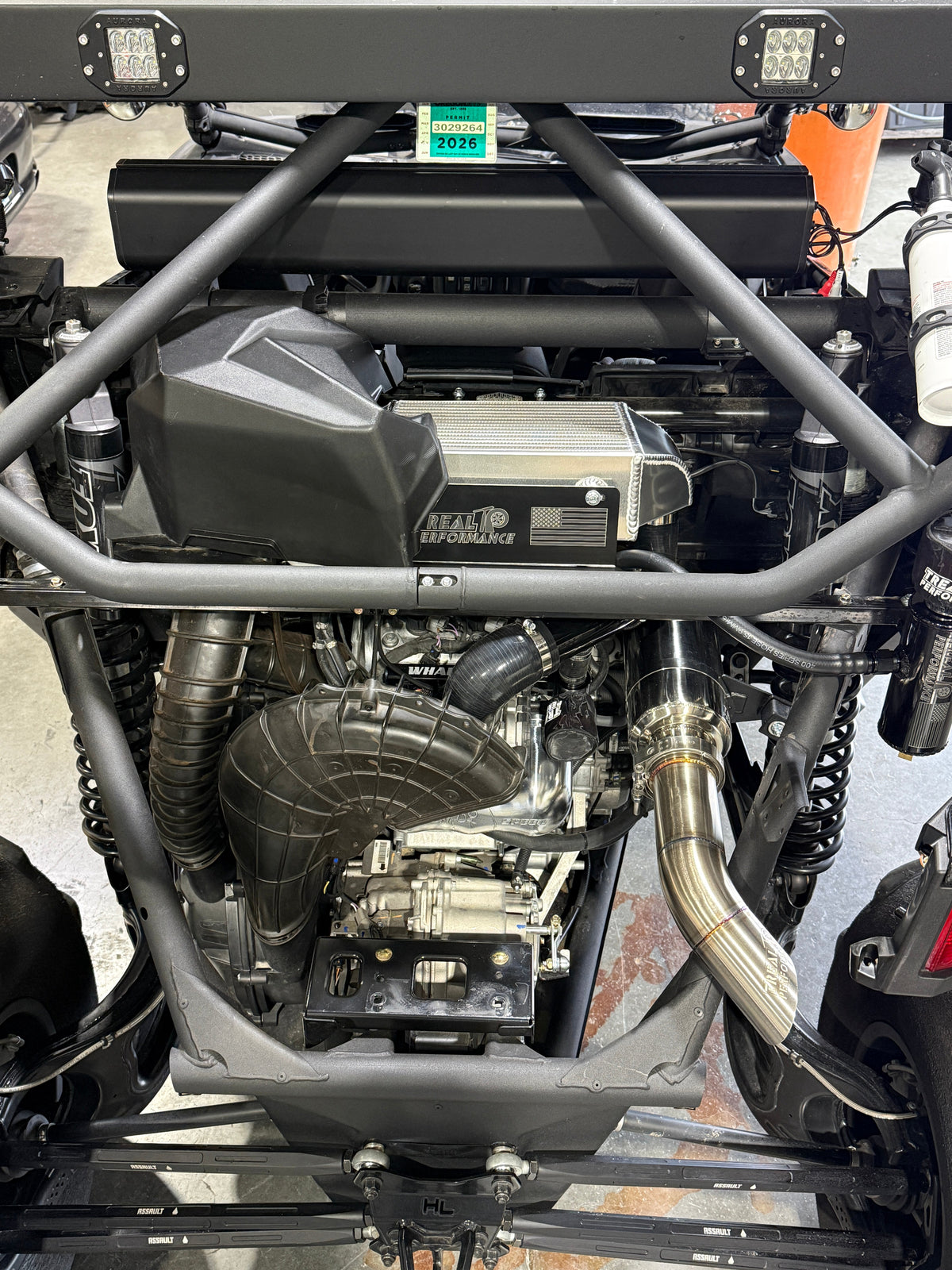 Treal Performance | 2017-2026 Can-Am X3 Bed Delete Intercooler Mount Brackets-Intercoolers-Treal Performance B2B-Raw aluminum-Black Market UTV