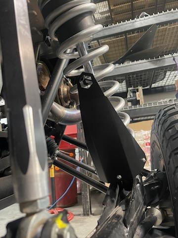 POLARIS RZR TURBO R & PRO R - SHOCK GUARDS-Geiser Performance-Black-Black Market UTV
