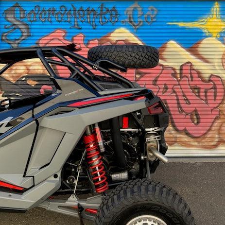Polaris RZR Turbo R / Pro S Dual Clamp Spare Tire Mount-Spare Tire Mounts-Factory UTV-Black Market UTV