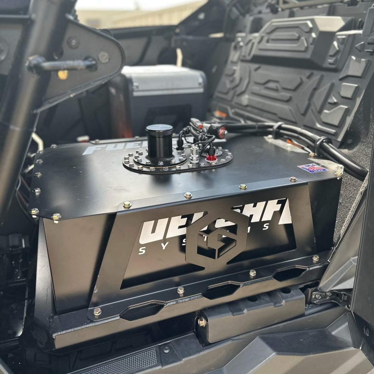 GEISER PERFORMANCE POLARIS PRO R/ TURBO R FUEL CELL MOUNT-Geiser Performance-NO-Black Market UTV