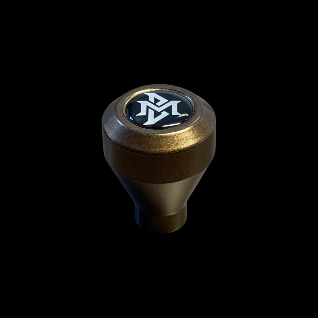 CAN AM SHIFTER KNOB-Shift Knob-Bent Metal Offroad-Satin Bronze Chrome-Black Market UTV