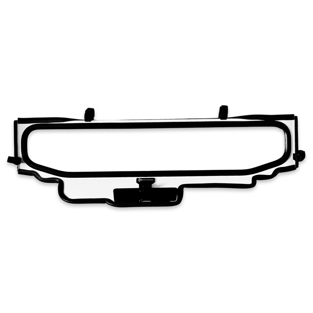 Can-Am X3 Rear Glass Windshield-Windshield-Bent Metal Off-Road-White-Black Market UTV