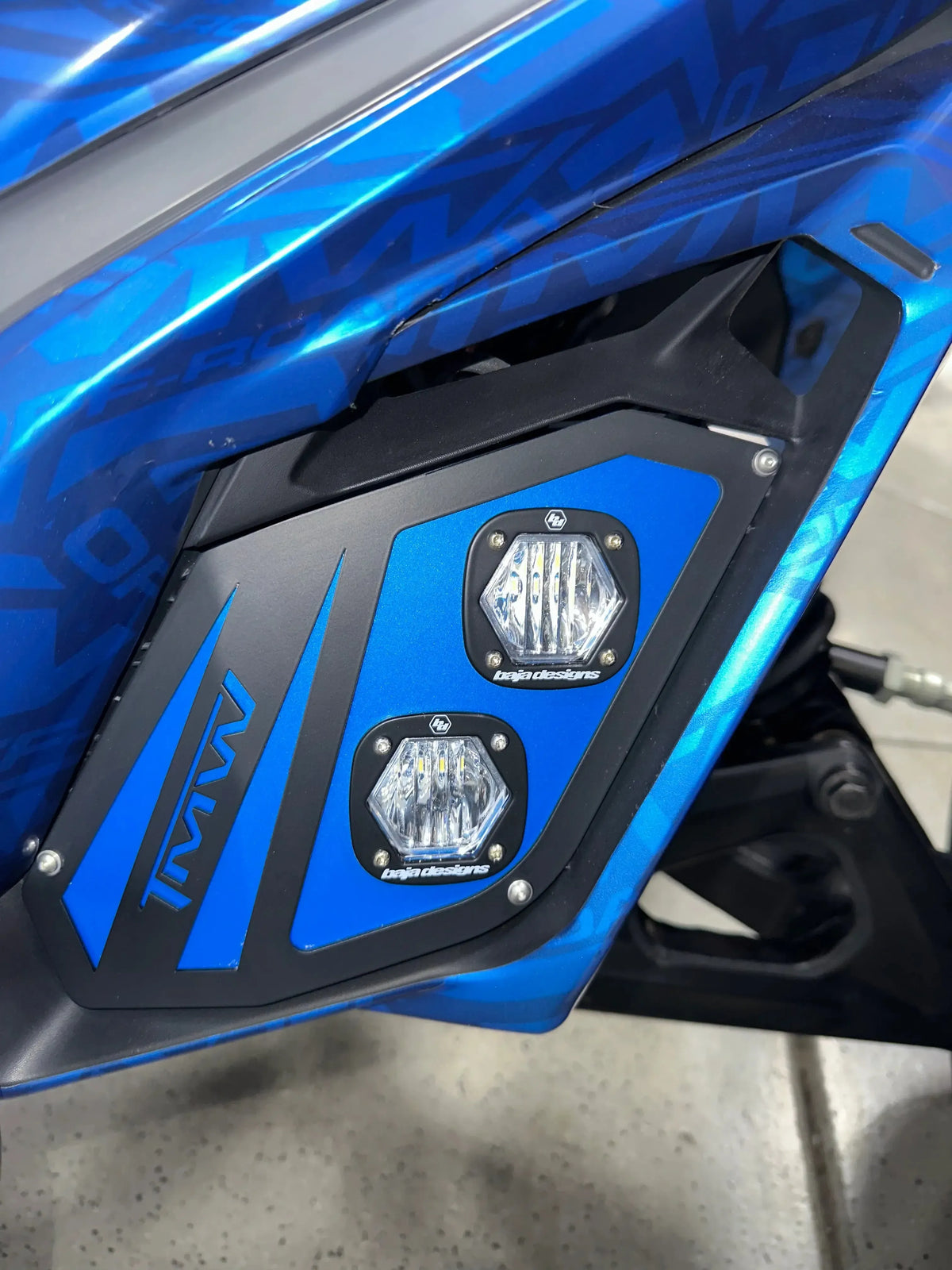 TMW Maverick R Grill-Grille-TMW Off-Road-Include side vents with S1 Lights-Black Market UTV