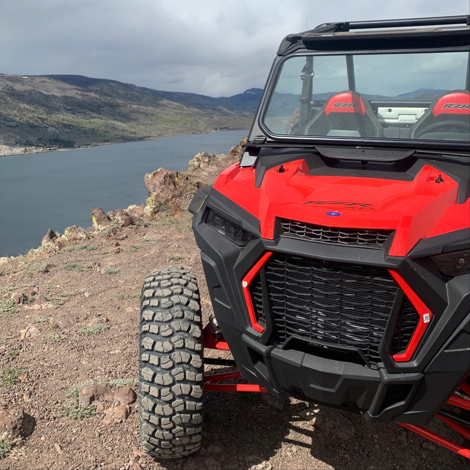 Polaris RZR XP 1000/Turbo (2019-2023) Vented Glass Windshield-Windshield-Bent Metal Off-Road-Black Market UTV