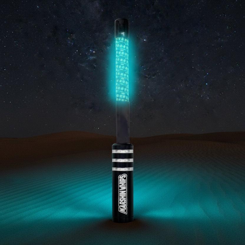 V2 Black Out LED Whip: The Ultimate Stealth Single-Marshin Whips-1 FT-Ice-Black Market UTV