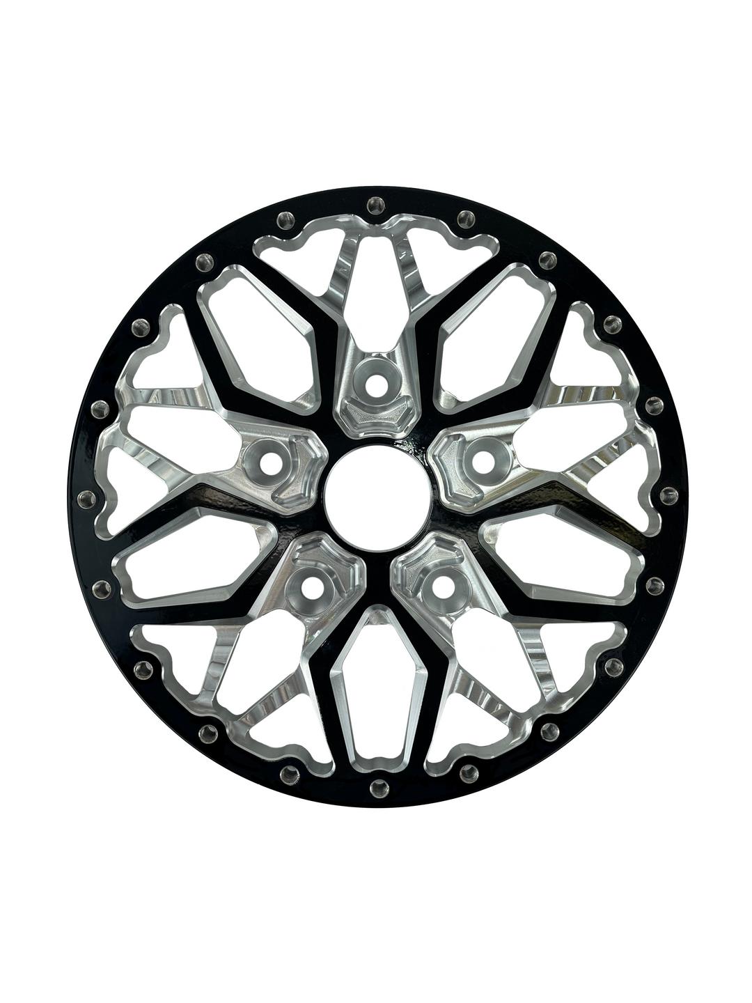 Gen 2 Replacement Wheel Centers | 5x4.5-Wheels-Packard Performance-Apollo (5x4.5)-Silver-Black Market UTV