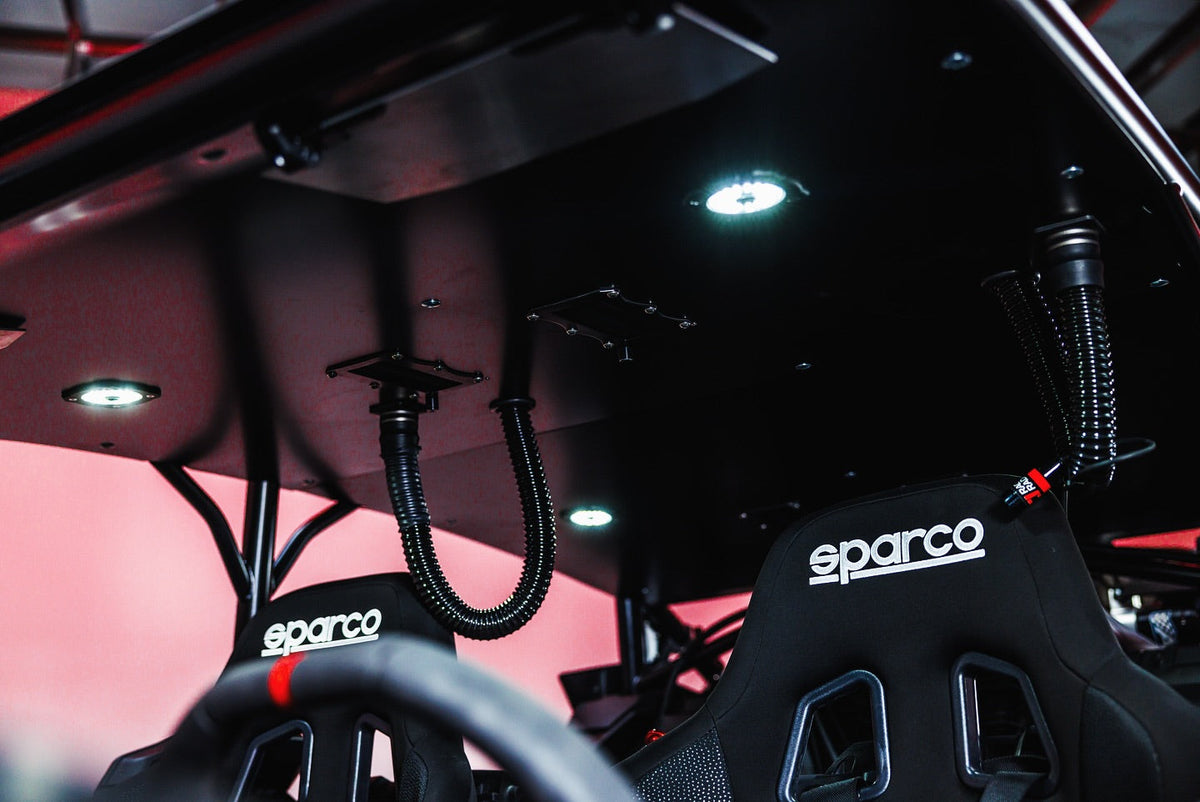 GEISER PERFORMANCE INNER ROOF SKIN AND REAR WING-Geiser Performance-2 SEAT PRO R-No Cuts-Black Market UTV