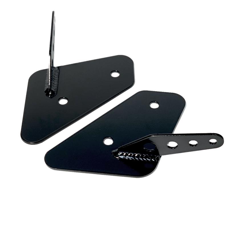 Polaris RZR XP Turbo S Light Bar Brackets-Light Bar Brackets-Factory UTV-Black Market UTV