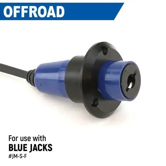 Single Headset / Helmet Jack Flush Mount-Flush Mount-Rugged Radio-Offroad-Black Market UTV