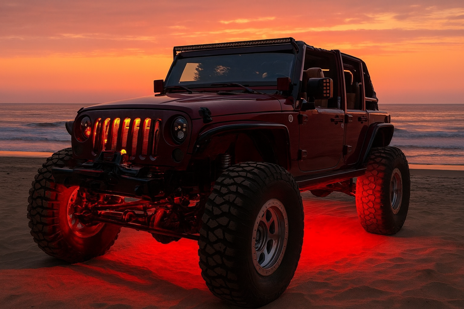 Marshin Whips Rosewell X-2 Billet Rocklights x8 (Kit)-Rock Lights-Marshin Whips-Black Market UTV