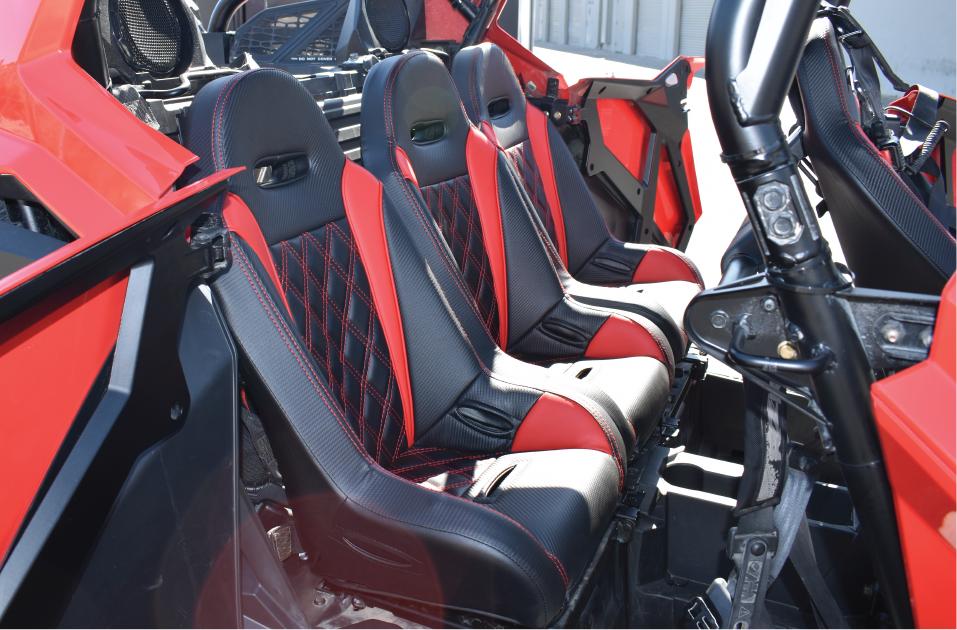 Polaris RZR PRO Junior Seat (3 Pack)-Kids Seat-Aces Racing-Red-Black-Black Market UTV