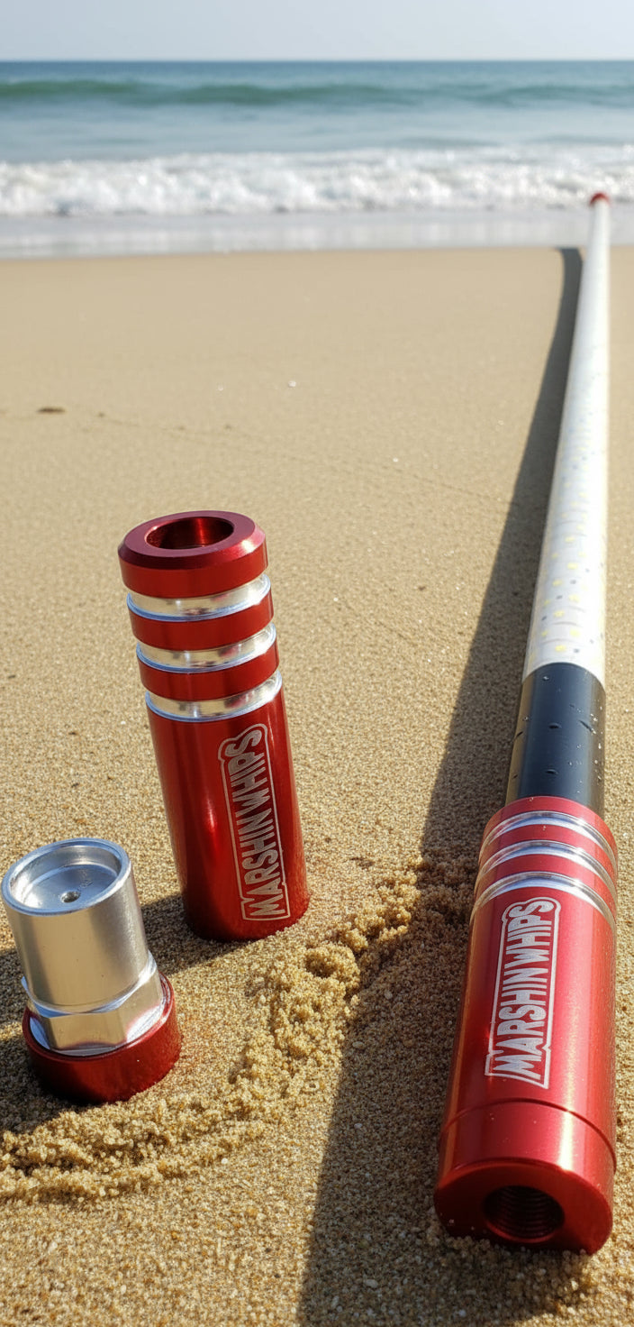 Game Changer LED Whip - Red, White & Blue Single Edition-Marshin Whips-2 FT-LOLLIPOP RED-Black Market UTV