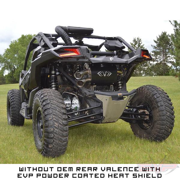 CAPTAIN&#39;S CHOICE ELECTRIC CUT OUT EXHAUST-Exhaust-EVP-Keep OEM rear valence(EVP will supply a powder coated block off plate)-Black-Black Market UTV