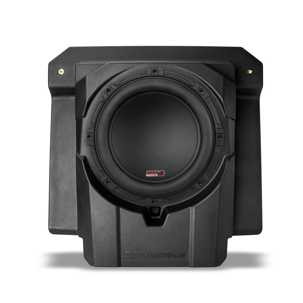 2024-2025 CanAm® Maverick R / R Max Under-Seat (LH or RH) 10&quot; Subwoofer Enclosure-Audio-SSV Works-SSV V-Spec 1000watt 2-ohm-Black Market UTV