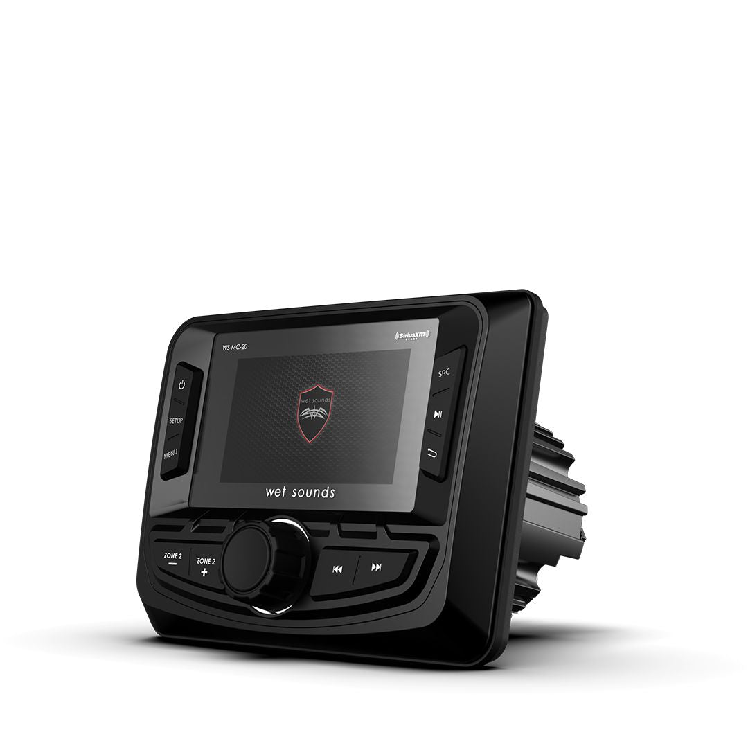 WS-MC-20 | Wet Sounds™ 2-Zone Media Center w/ SiriusXM-Ready® and NMEA 2000 Connectivity-ECU Tune-Wetsounds-Black Market UTV