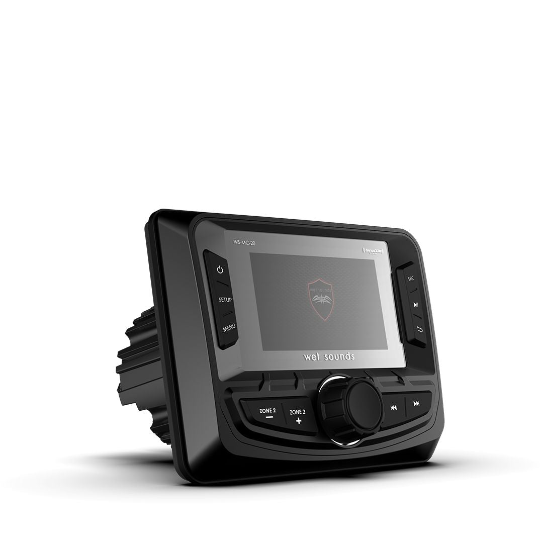 WS-MC-20 | Wet Sounds™ 2-Zone Media Center w/ SiriusXM-Ready® and NMEA 2000 Connectivity-ECU Tune-Wetsounds-Black Market UTV