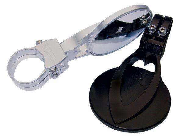 4.0" Round Full Billet Convex Side Mirror - Axia Alloys