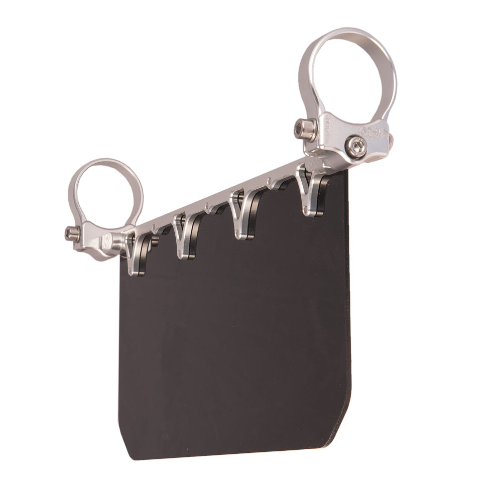 12" x 6" Wide Mount Sun Visor - Dark Tinted Shield - Axia Alloys