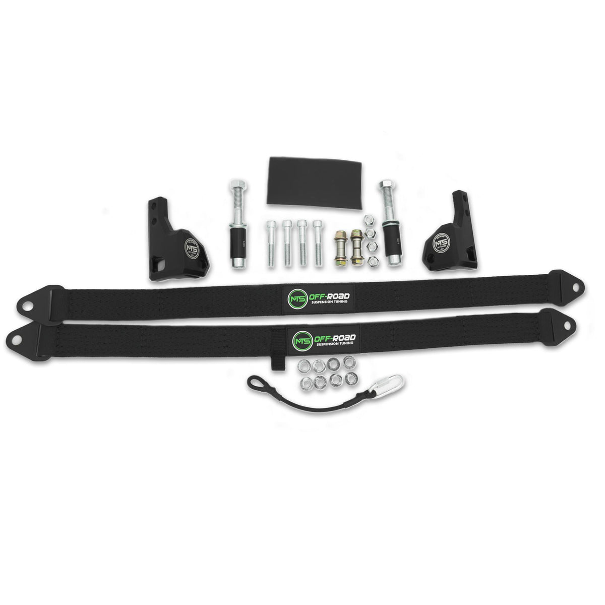 MTS Off-Road Polaris RZR Turbo R/Pro S Rear Limit Strap Kit-Limit Strap Kit-MTS Off-Road-Black Market UTV