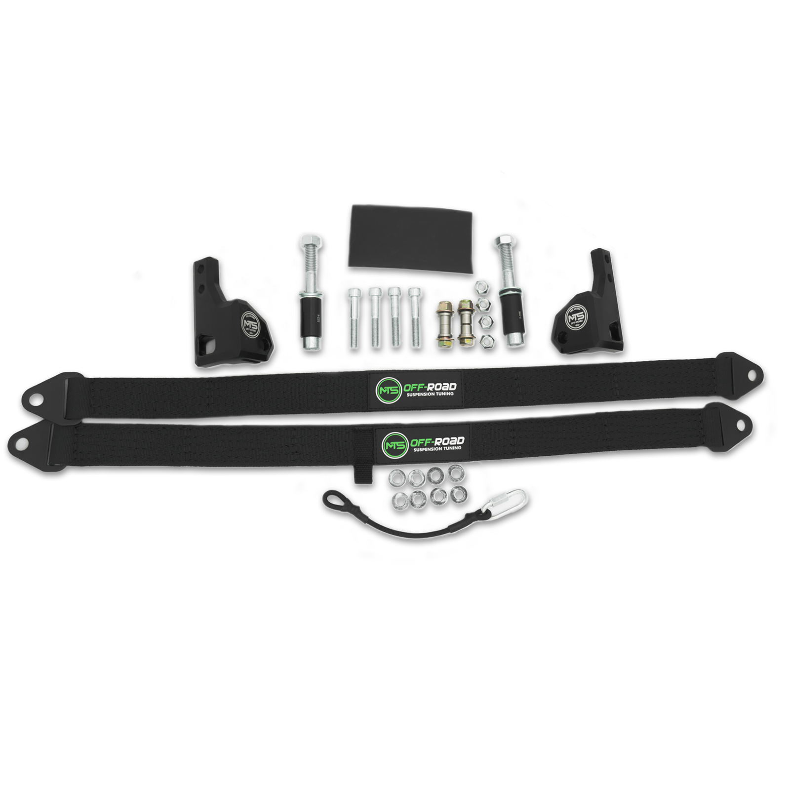 MTS Off-Road Polaris RZR Turbo R/Pro S Rear Limit Strap Kit-Limit Strap Kit-MTS Off-Road-Black Market UTV