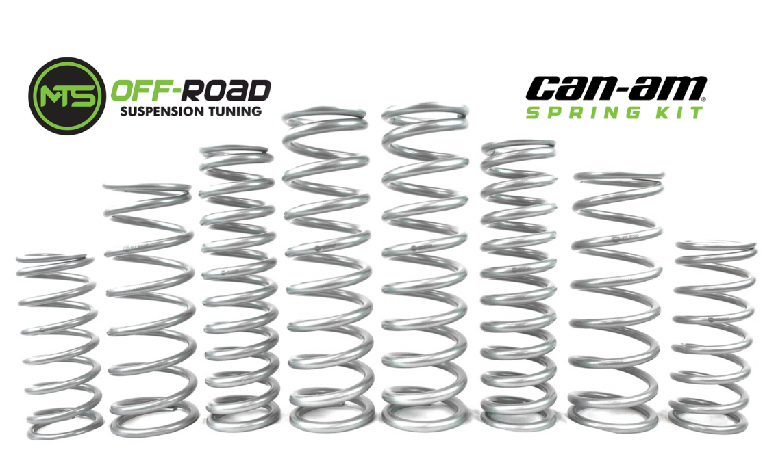 MTS Offroad Can-Am X3 Spring Kit-Spring Kit-MTS Off-Road-Can Am X3 DS Turbo 64" (Non-Bypass Shock)-None-Black Market UTV