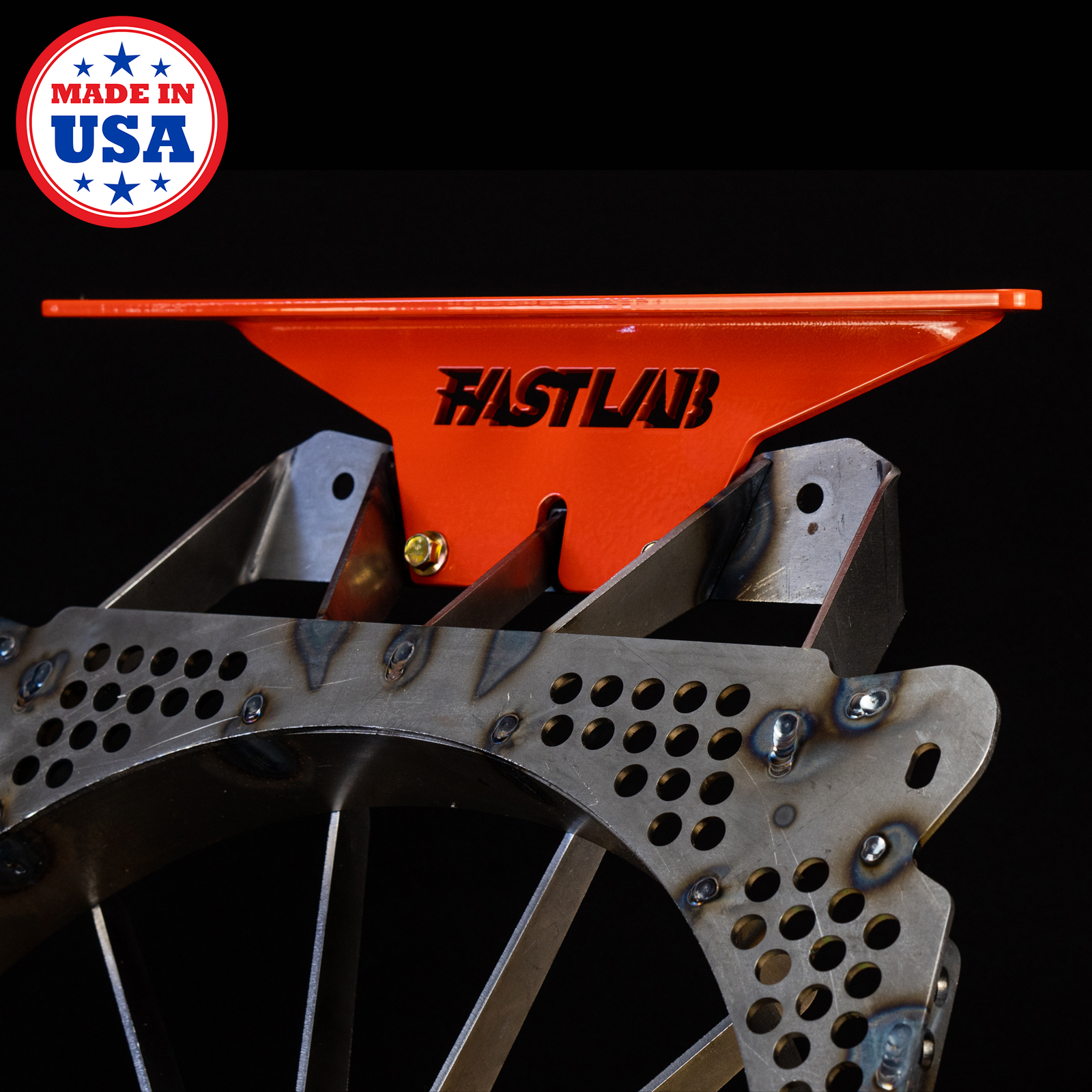 FastLab Can-Am X3 Fan Shroud Light Bracket Kit-X3 Protection-FastLab UTV-RED-Black Market UTV