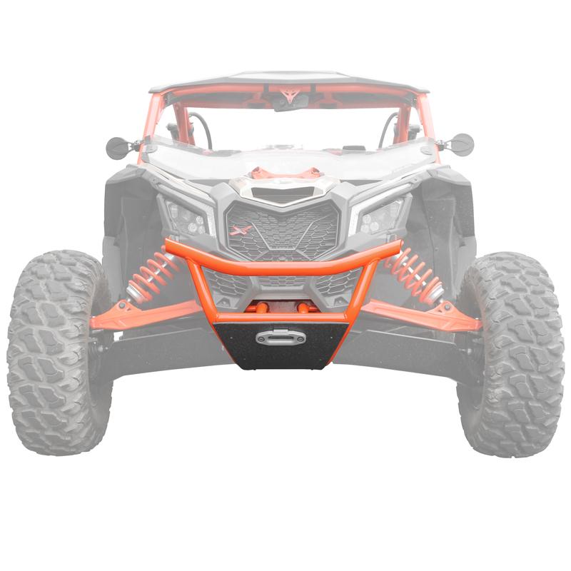 Can-Am Maverick X3 & X3 Max Winch Bumper-Bumpers-Factory UTV-No fairlead cutout - flush bash plate-Black Market UTV