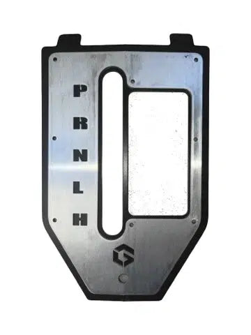 POLARIS TURBO R/PRO R SHIFT GATE-Shift Gate-Geiser-Raw/Raw-Standard-Black Market UTV