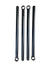 POLARIS TURBO R/PRO R RADIUS ROD KIT-Radius Rods-Geiser-Raw-Black Market UTV