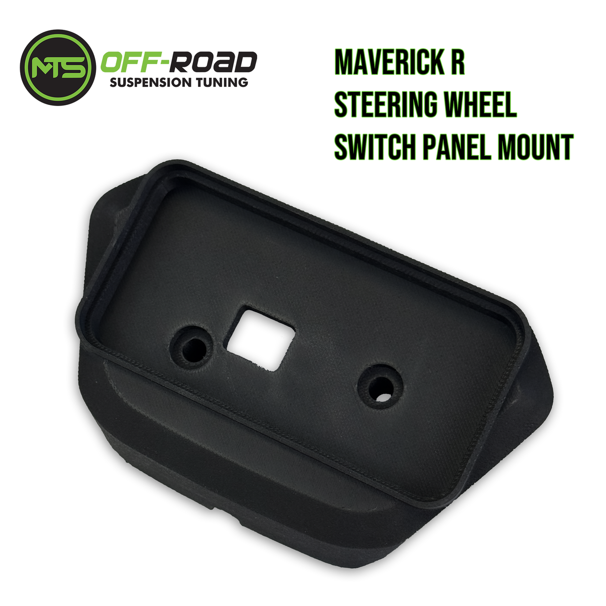Switch-Pro Steering Wheel Mount for Maverick R-Switch Pro Products-MTS Off-Road-Black Market UTV