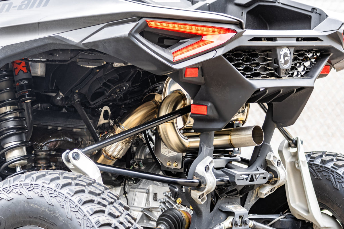Treal Performance | 2024-2025 Can-Am Maverick R &quot;The Patriot&quot; Exhaust System-Exhaust-Treal Performance B2B-2024-2025 2-Seat-Black Market UTV