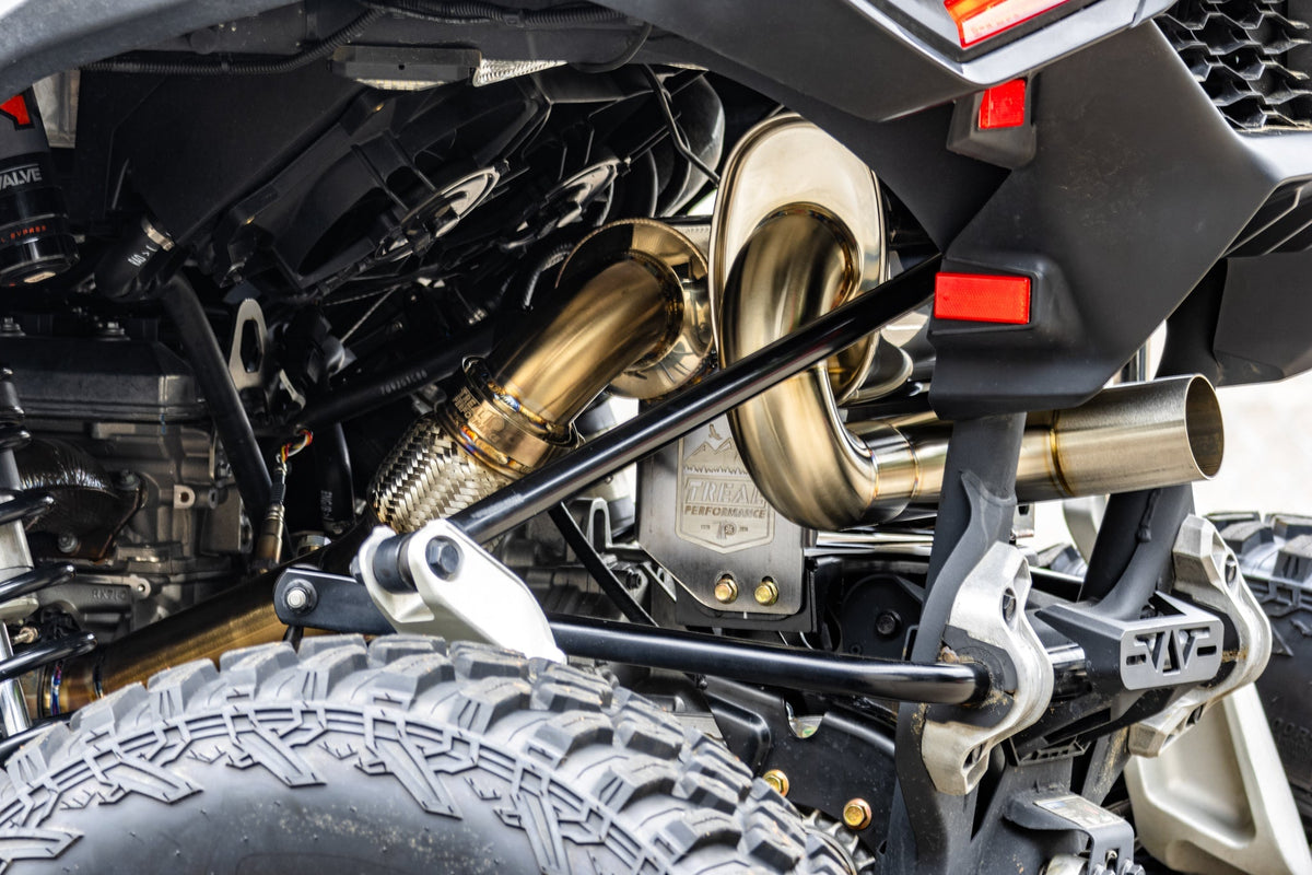 Treal Performance | 2024-2025 Can-Am Maverick R "The Patriot" Exhaust System-Exhaust-Treal Performance B2B-2024-2025 2-Seat-Black Market UTV