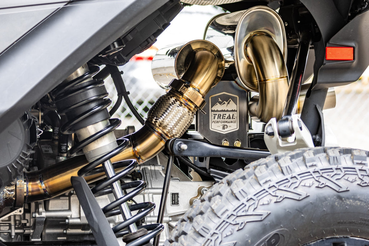 Treal Performance | 2024-2025 Can-Am Maverick R &quot;The Patriot&quot; Exhaust System-Exhaust-Treal Performance B2B-2024-2025 2-Seat-Black Market UTV