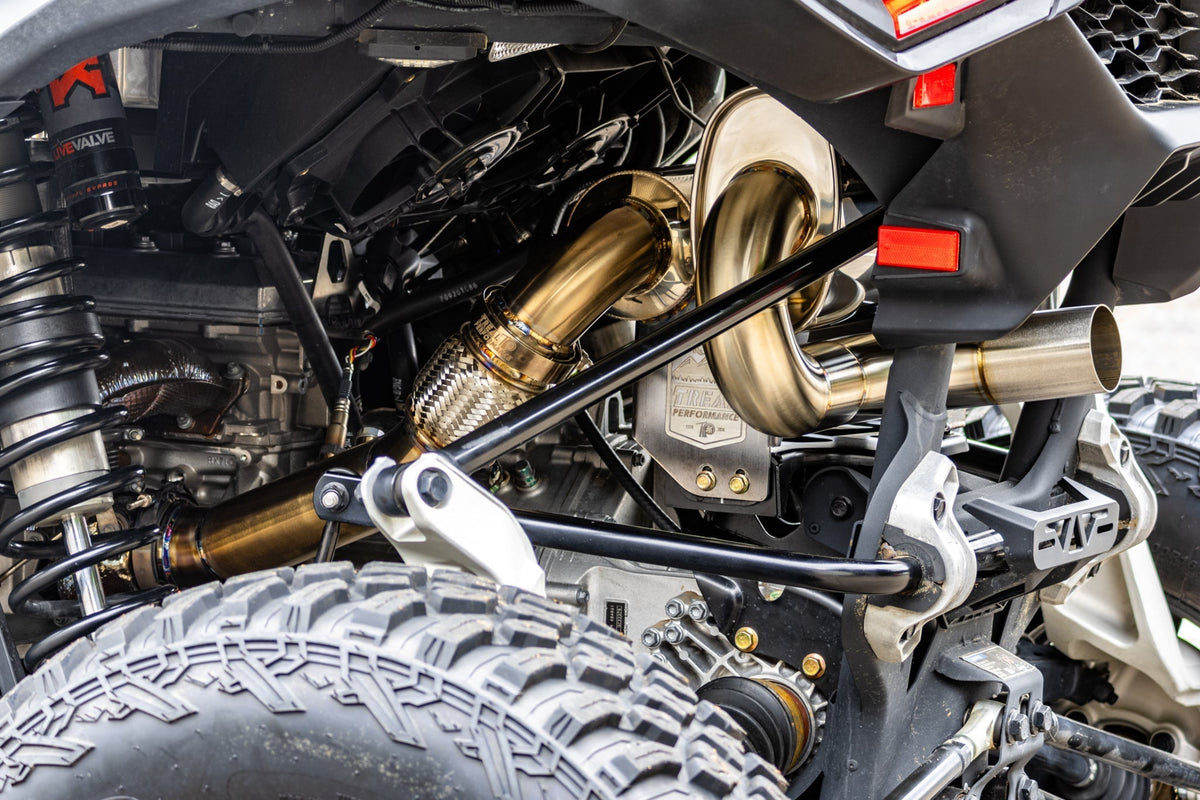 Treal Performance | 2024-2025 Can-Am Maverick R &quot;The Patriot&quot; Exhaust System-Exhaust-Treal Performance B2B-2024-2025 2-Seat-Black Market UTV