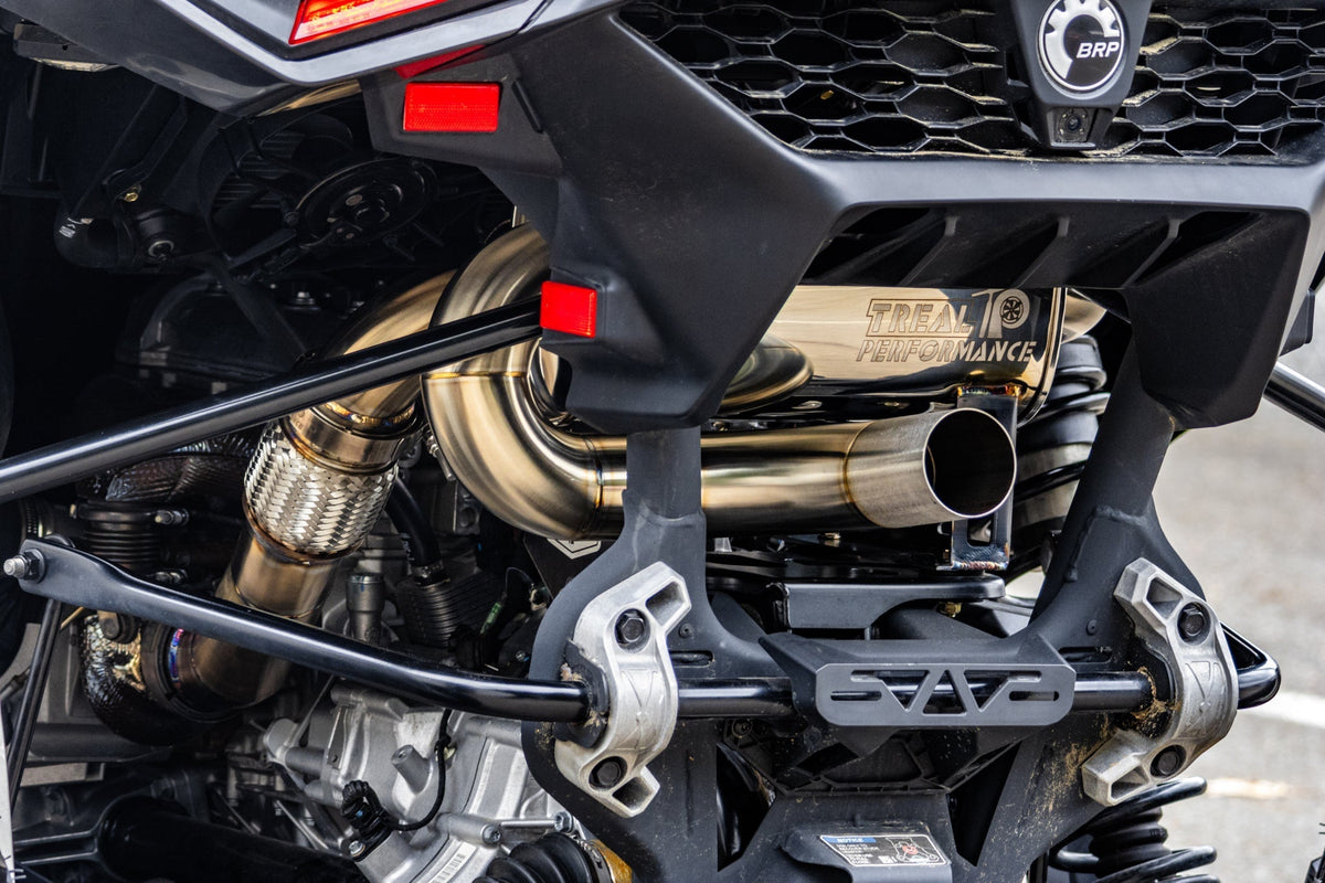Treal Performance | 2024-2025 Can-Am Maverick R &quot;The Patriot&quot; Exhaust System-Exhaust-Treal Performance B2B-2024-2025 2-Seat-Black Market UTV