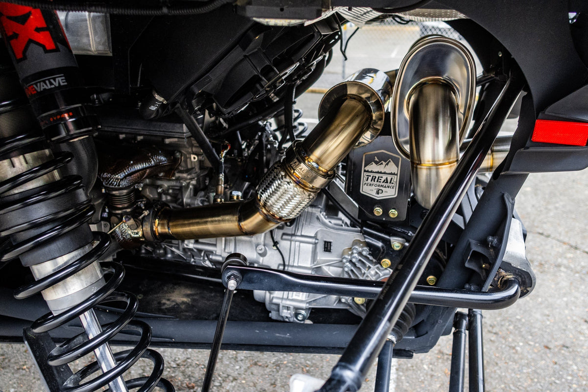 Treal Performance | 2024-2025 Can-Am Maverick R &quot;The Patriot&quot; Exhaust System-Exhaust-Treal Performance B2B-2024-2025 2-Seat-Black Market UTV