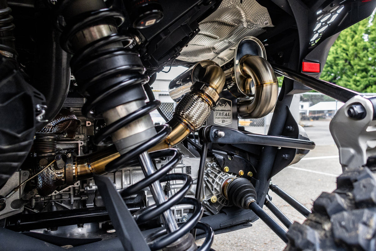 Treal Performance | 2024-2025 Can-Am Maverick R &quot;The Patriot&quot; Exhaust System-Exhaust-Treal Performance B2B-2024-2025 2-Seat-Black Market UTV