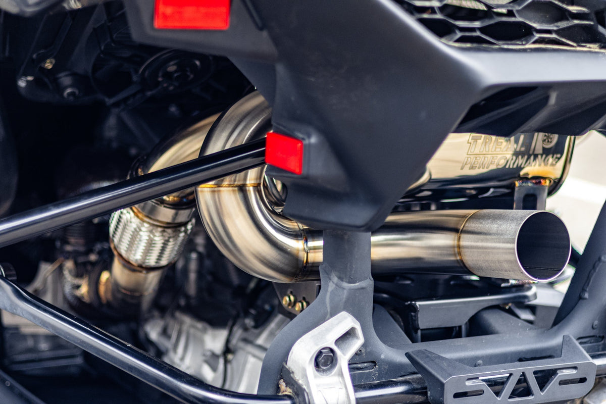 Treal Performance | 2024-2025 Can-Am Maverick R &quot;The Patriot&quot; Exhaust System-Exhaust-Treal Performance B2B-2024-2025 2-Seat-Black Market UTV