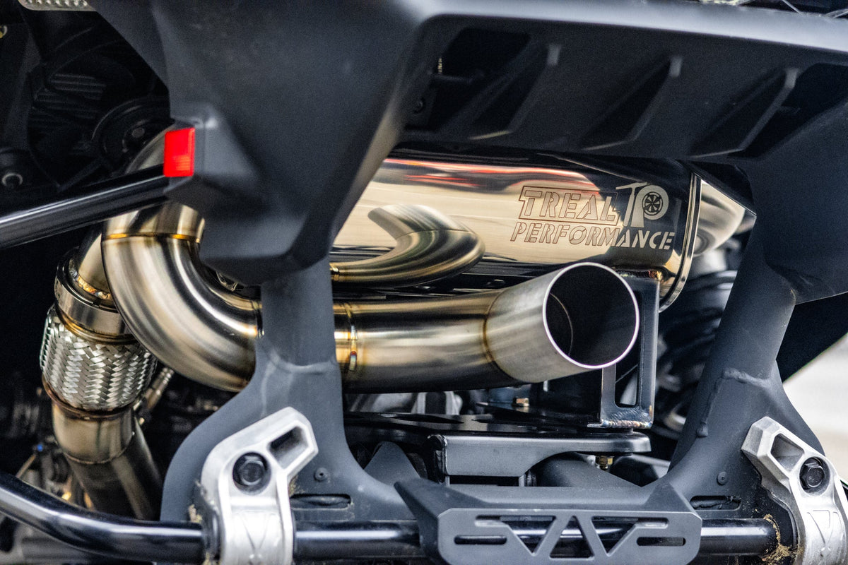 Treal Performance | 2024-2025 Can-Am Maverick R &quot;The Patriot&quot; Exhaust System-Exhaust-Treal Performance B2B-2024-2025 2-Seat-Black Market UTV