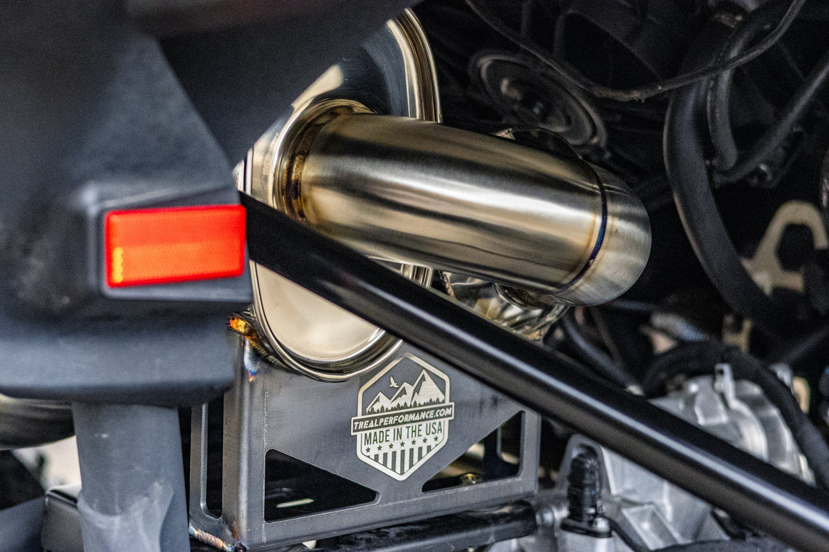 Treal Performance | 2024-2025 Can-Am Maverick R "The Patriot" Exhaust System-Exhaust-Treal Performance B2B-2024-2025 2-Seat-Black Market UTV