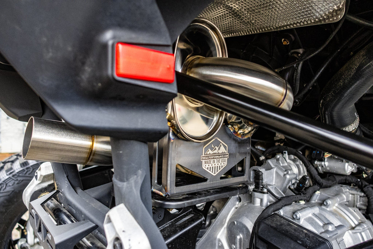 Treal Performance | 2024-2025 Can-Am Maverick R &quot;The Patriot&quot; Exhaust System-Exhaust-Treal Performance B2B-2024-2025 2-Seat-Black Market UTV