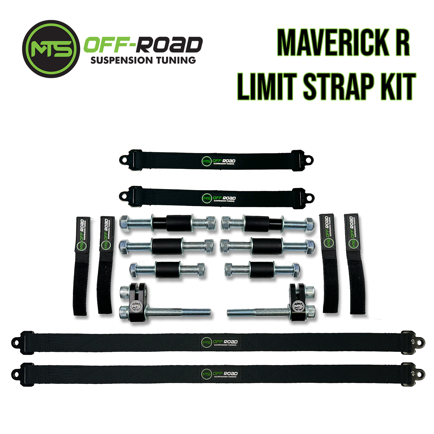 Maverick R Limit Strap Kit-Limit Strap Kit-MTS Off-Road-Black Market UTV